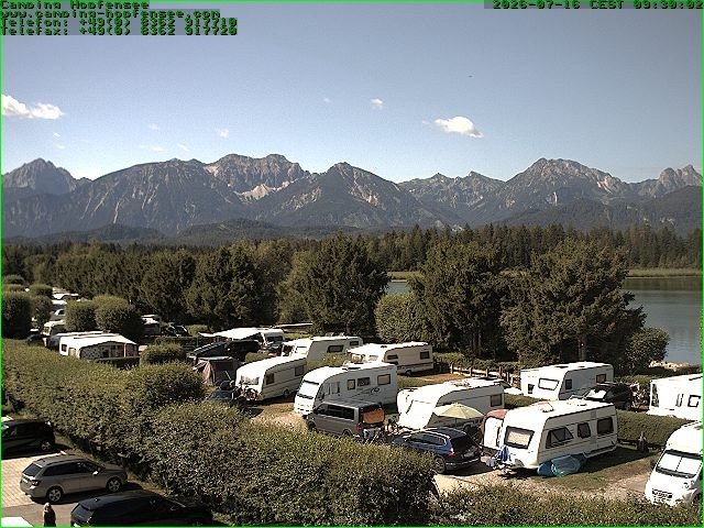 Archiv Foto Webcam Campingplatz am Hopfensee