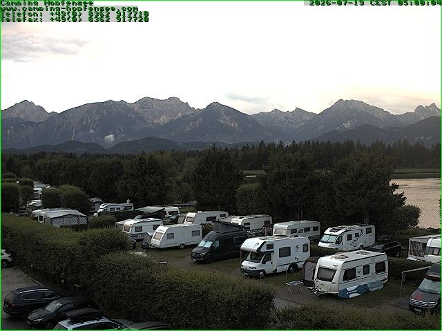 Archiv Foto Webcam Campingplatz am Hopfensee