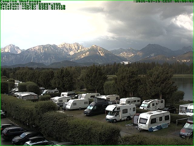 Archiv Foto Webcam Campingplatz am Hopfensee
