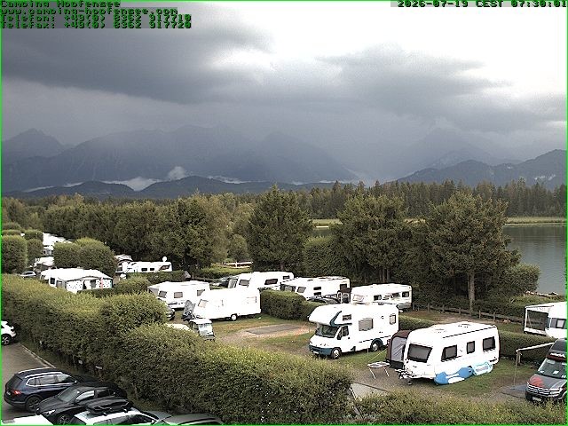 Archiv Foto Webcam Campingplatz am Hopfensee