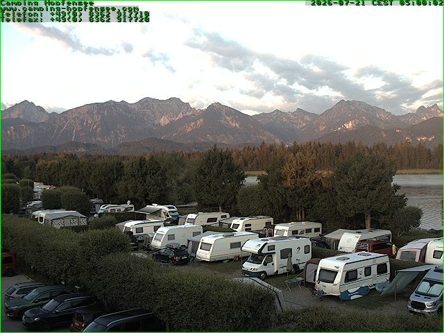 Archiv Foto Webcam Campingplatz am Hopfensee