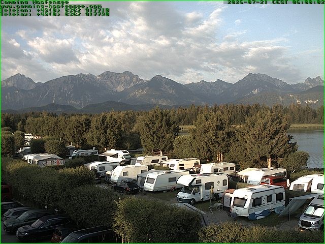 Archiv Foto Webcam Campingplatz am Hopfensee