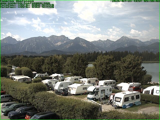Archiv Foto Webcam Campingplatz am Hopfensee