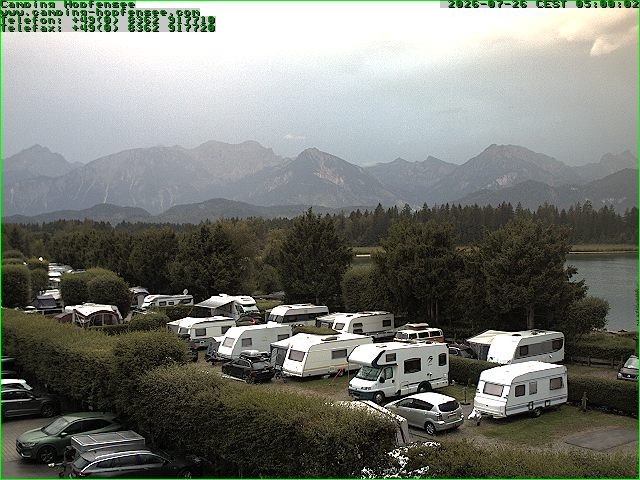 Archiv Foto Webcam Campingplatz am Hopfensee