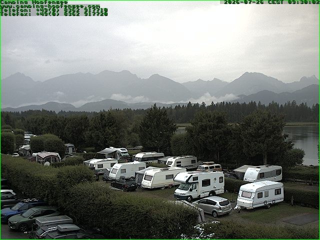 Archiv Foto Webcam Campingplatz am Hopfensee