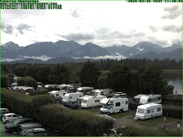 Archiv Foto Webcam Campingplatz am Hopfensee