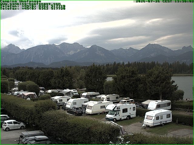 Archiv Foto Webcam Campingplatz am Hopfensee