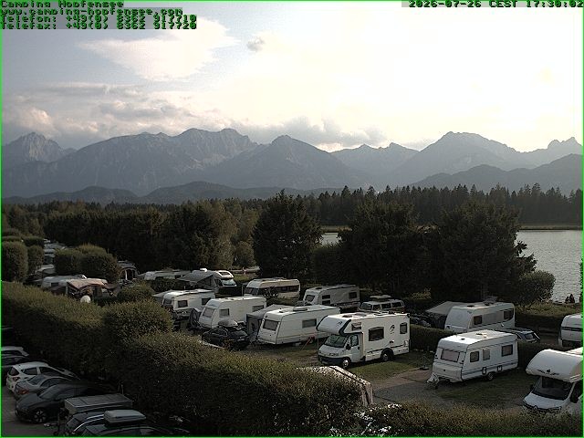Archiv Foto Webcam Campingplatz am Hopfensee