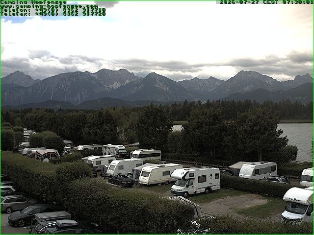 Archiv Foto Webcam Campingplatz am Hopfensee