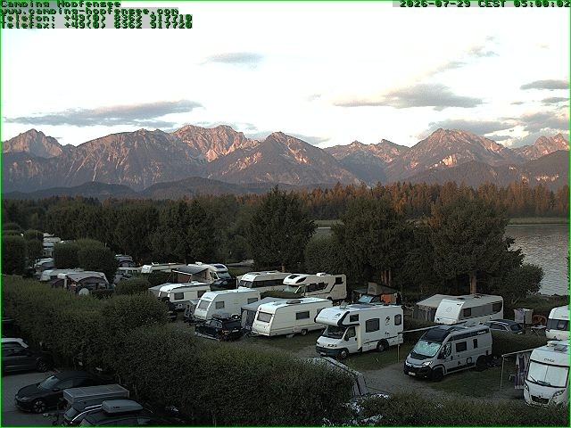 Archived image Webcam Camsite at Hopfensee