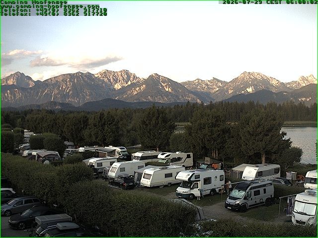 Archiv Foto Webcam Campingplatz am Hopfensee