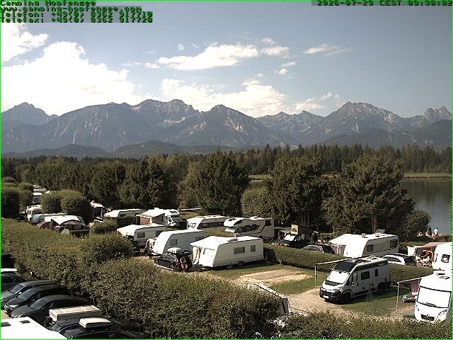 Archiv Foto Webcam Campingplatz am Hopfensee