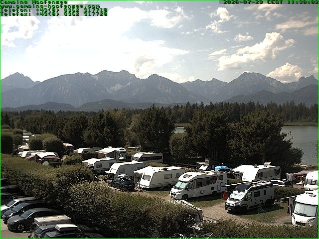 Archiv Foto Webcam Campingplatz am Hopfensee