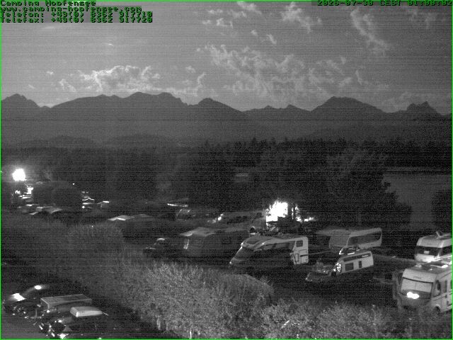 Archiv Foto Webcam Campingplatz am Hopfensee
