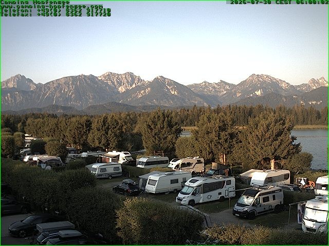 Archiv Foto Webcam Campingplatz am Hopfensee