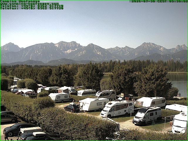Archiv Foto Webcam Campingplatz am Hopfensee