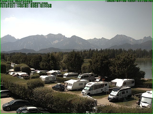 Archiv Foto Webcam Campingplatz am Hopfensee