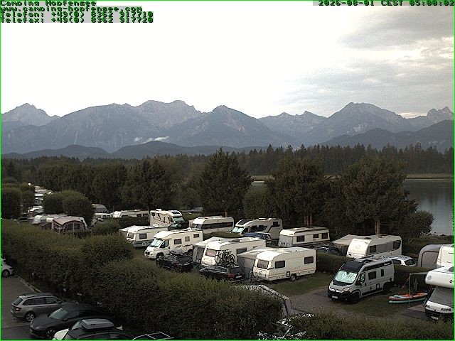 Archiv Foto Webcam Campingplatz am Hopfensee
