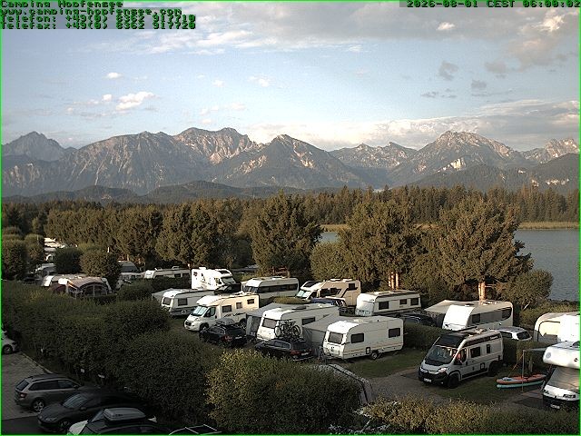 Archived image Webcam Camsite at Hopfensee