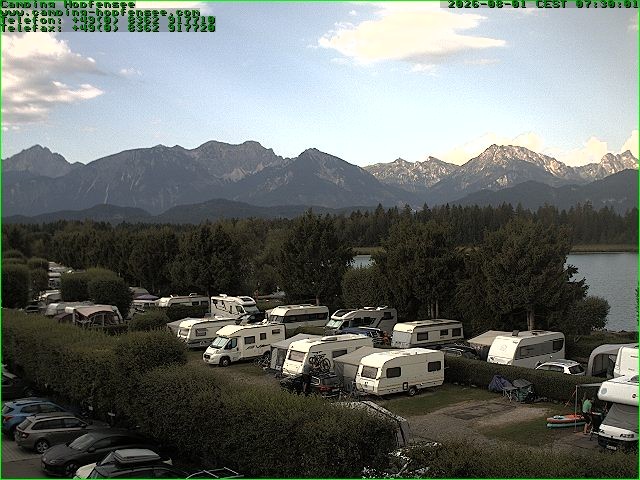 Archived image Webcam Camsite at Hopfensee