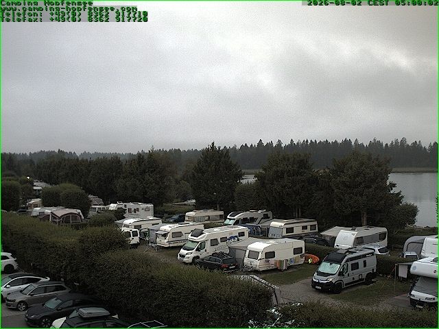 Archiv Foto Webcam Campingplatz am Hopfensee