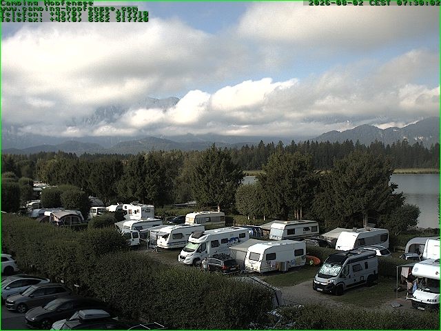 Archiv Foto Webcam Campingplatz am Hopfensee