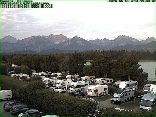 Archiv Foto Webcam Campingplatz am Hopfensee