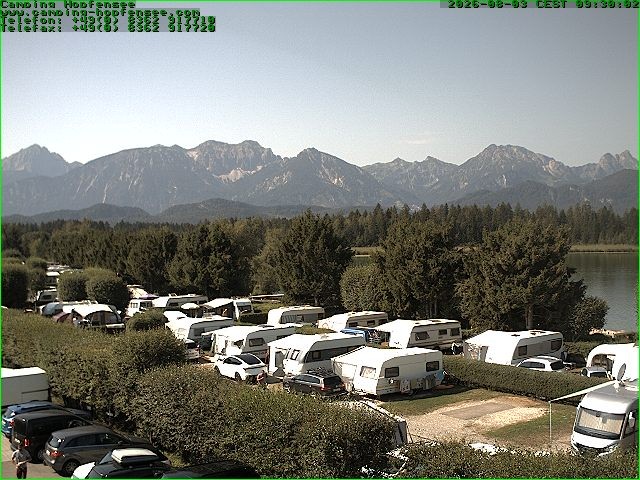 Archiv Foto Webcam Campingplatz am Hopfensee