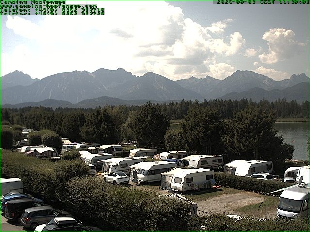 Archiv Foto Webcam Campingplatz am Hopfensee