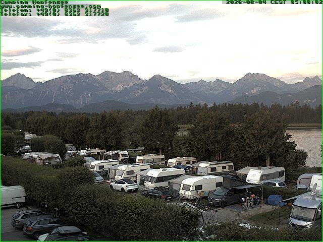 Archiv Foto Webcam Campingplatz am Hopfensee