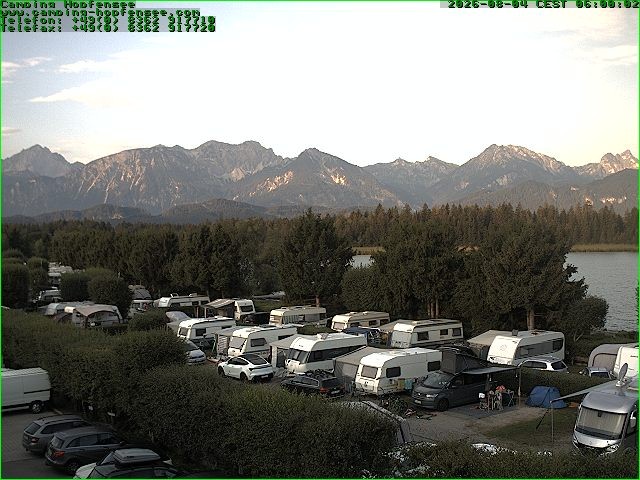 Archiv Foto Webcam Campingplatz am Hopfensee