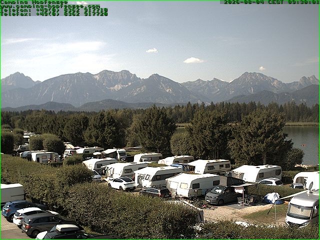 Archiv Foto Webcam Campingplatz am Hopfensee