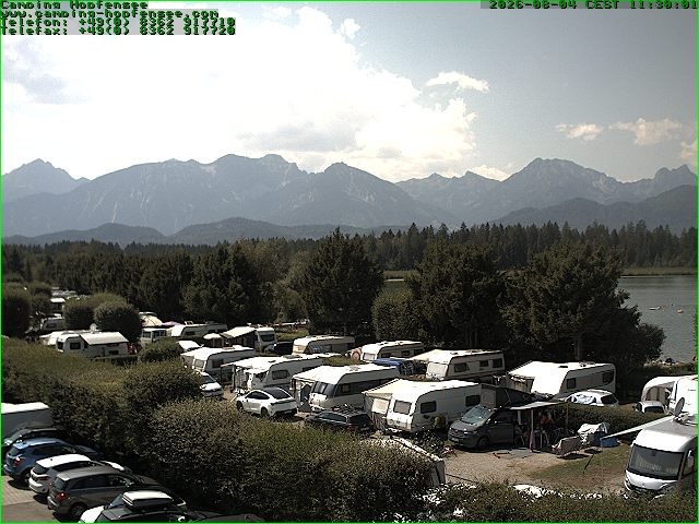 Archiv Foto Webcam Campingplatz am Hopfensee