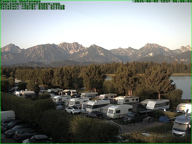 Archiv Foto Webcam Campingplatz am Hopfensee