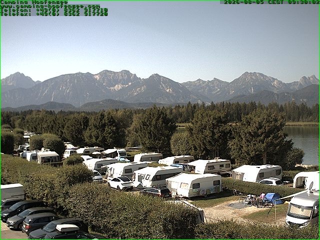 Archiv Foto Webcam Campingplatz am Hopfensee