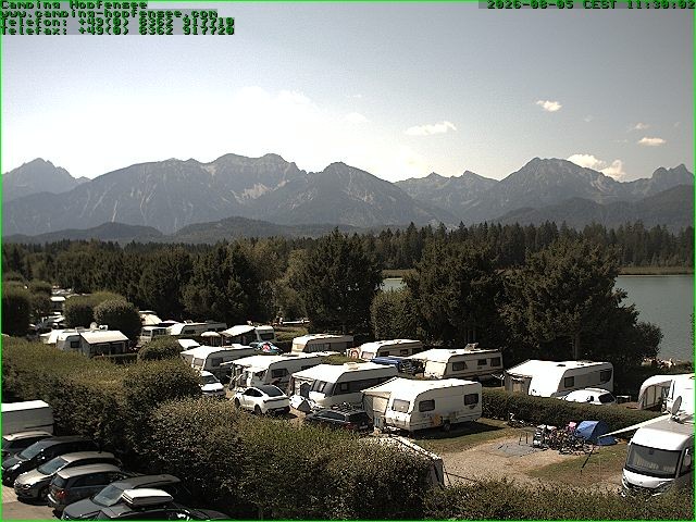 Archiv Foto Webcam Campingplatz am Hopfensee