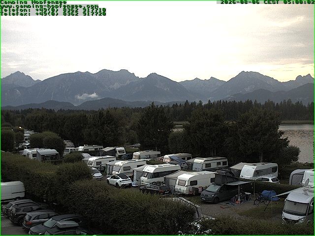 Archived image Webcam Camsite at Hopfensee