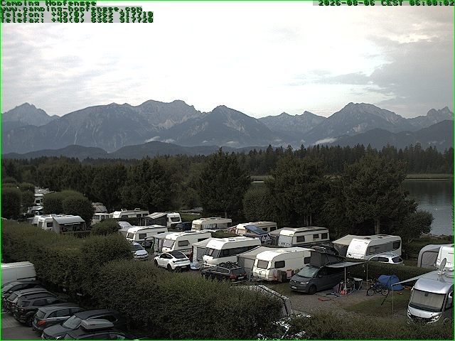 Archived image Webcam Camsite at Hopfensee