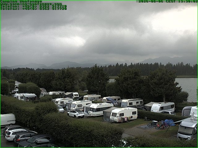 Archived image Webcam Camsite at Hopfensee