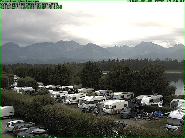 Archived image Webcam Camsite at Hopfensee