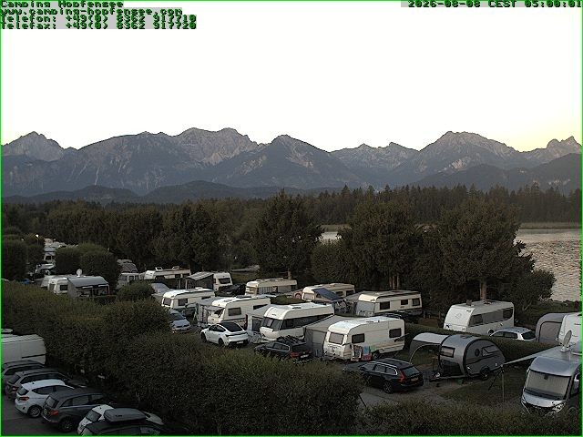Archiv Foto Webcam Campingplatz am Hopfensee