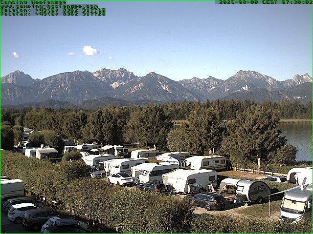Archiv Foto Webcam Campingplatz am Hopfensee