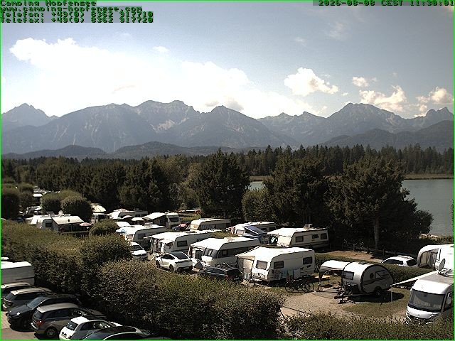 Archiv Foto Webcam Campingplatz am Hopfensee