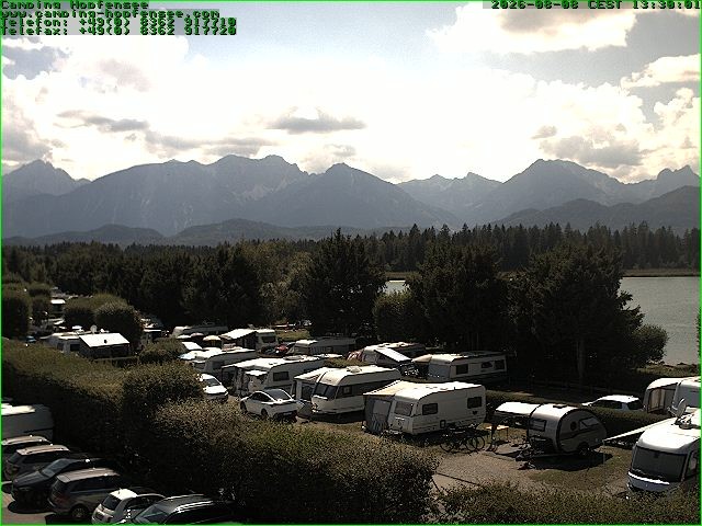 Archiv Foto Webcam Campingplatz am Hopfensee
