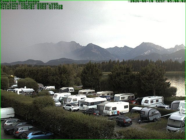 Archiv Foto Webcam Campingplatz am Hopfensee