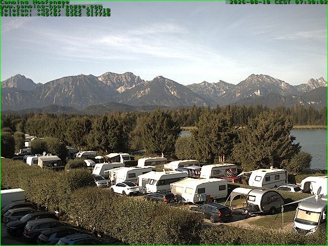 Archiv Foto Webcam Campingplatz am Hopfensee