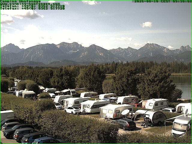 Archiv Foto Webcam Campingplatz am Hopfensee