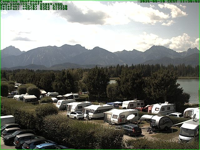 Archiv Foto Webcam Campingplatz am Hopfensee