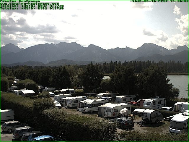 Archived image Webcam Camsite at Hopfensee