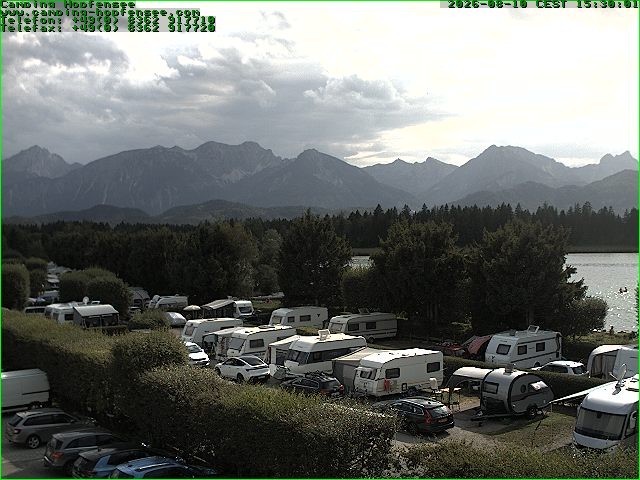 Archiv Foto Webcam Campingplatz am Hopfensee